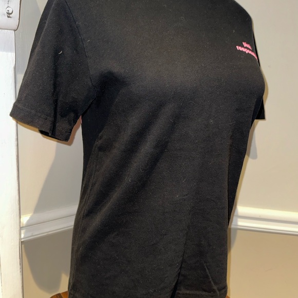 Pink Elephant Black T-Shirt with Pink Text - Picture 4 of 7